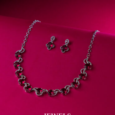 Crystal Vine Necklace Set – Jewels by Élegance